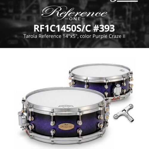 Tarola reference 14"x5" color purpura   RF1C1450S/C #393