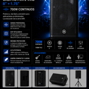 flyer-yamaha-dxr8mkii-ultramar-audio-peru.webp