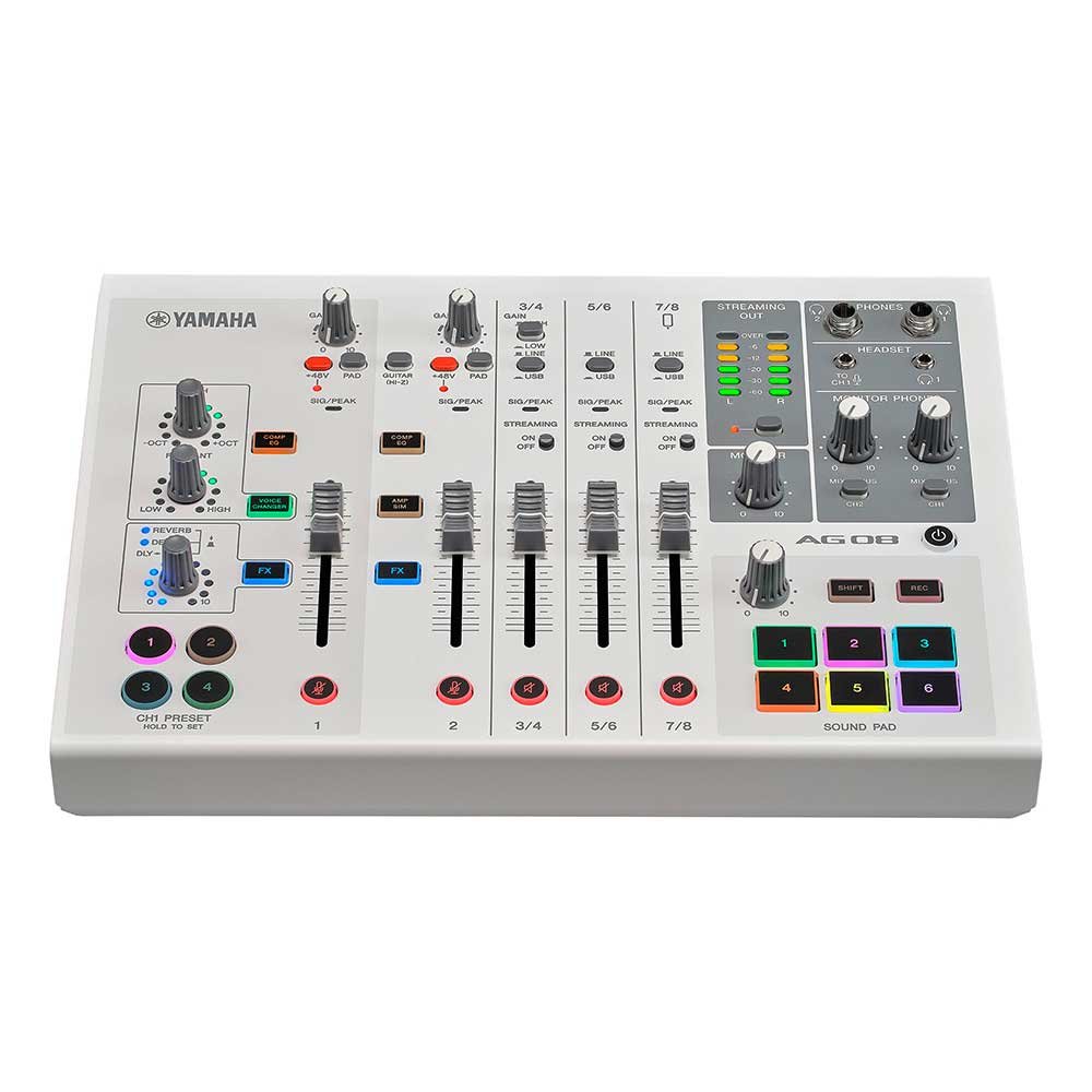 Yamaha AG08W Conectividad Profesional USB-C