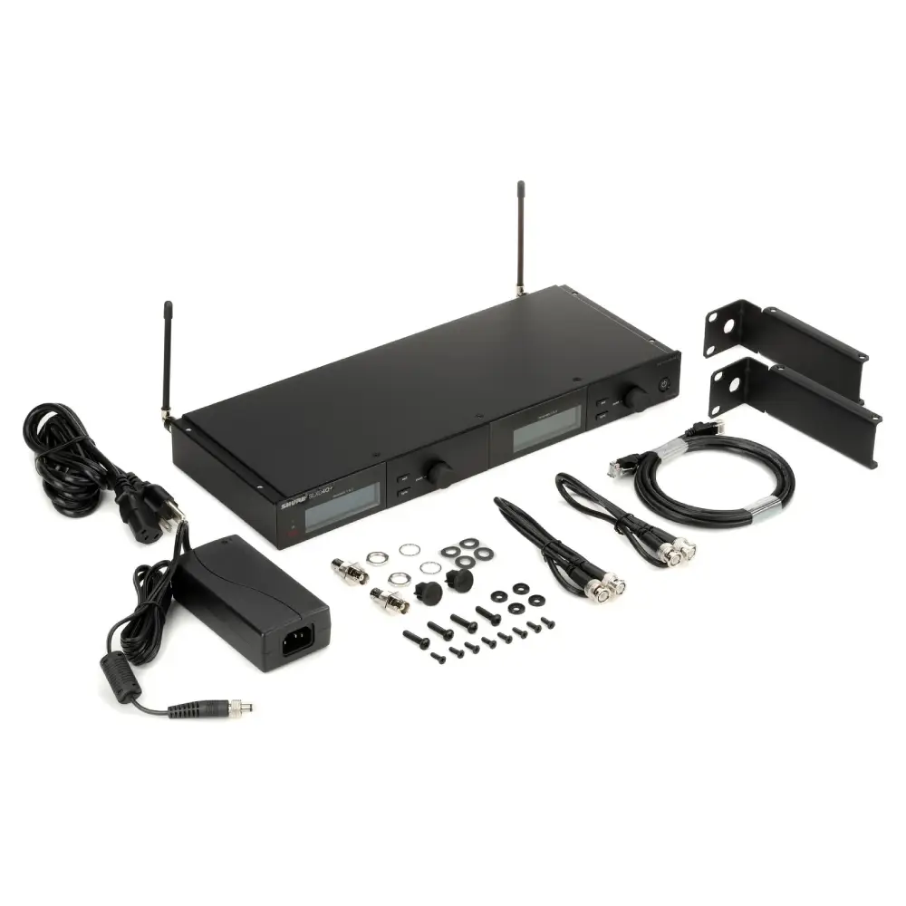 Shure SLXD4QDAN+ Receptor 4 Canales para Sistemas SLX-D