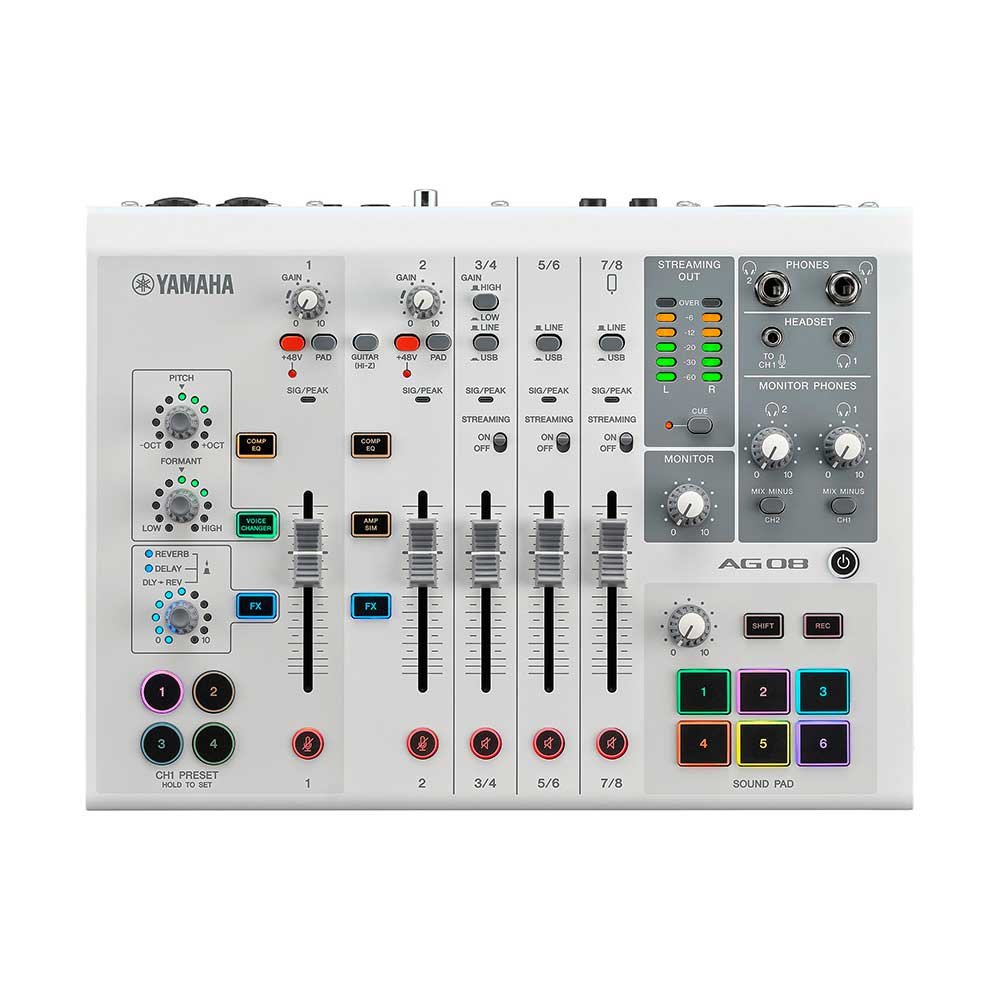 Yamaha AG08W Conectividad Profesional USB-C