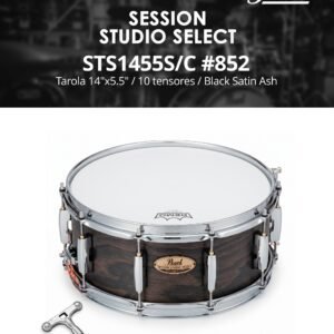 Session studio select STS1455S/C #852 pearl Tarola 14"5.5" / 10 tensores / negro satinado