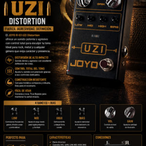 Pedal de Distorsión R-03 UZI JOYO
