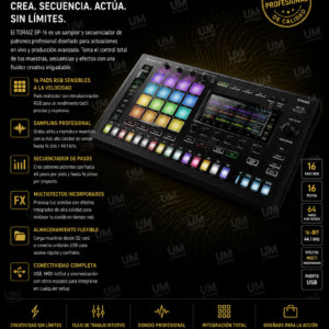Pioneer TORAIZ SP-16 - Sampler de 16 pistas para producción