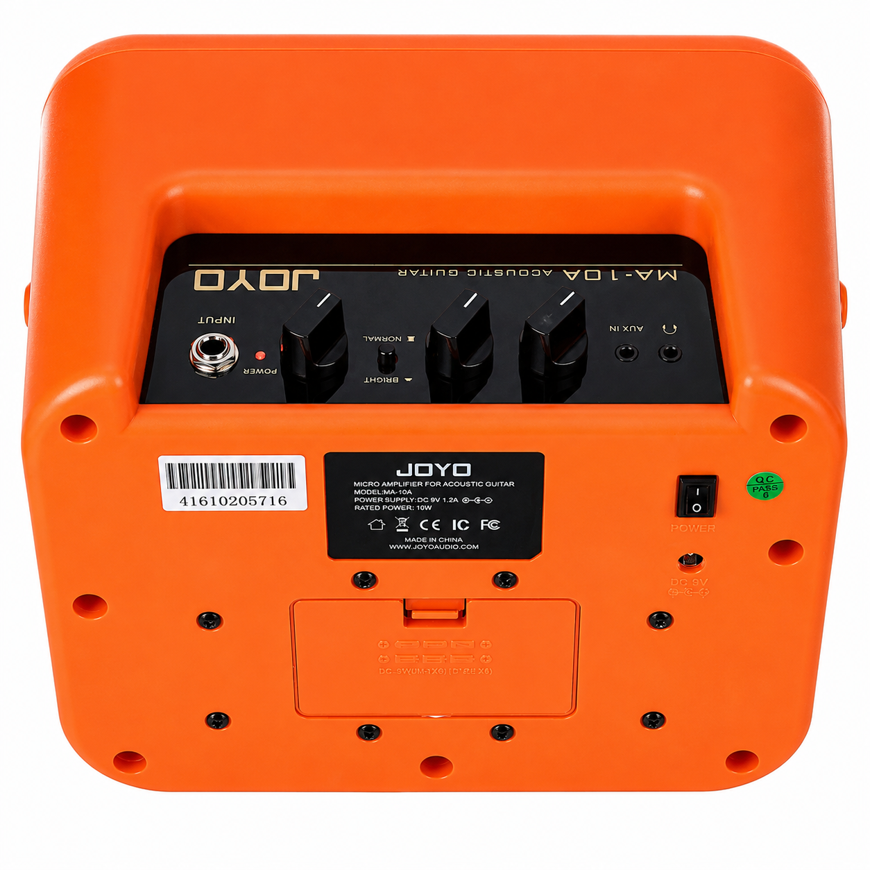 JOYO MA-10A Amplificador Portátil para Guitarra Acústica 10W con Ecualizador de 2 Bandas - Imagen 3