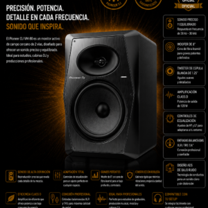 Pioneer DJ VM-80 Monitor activo de 8 pulgadas