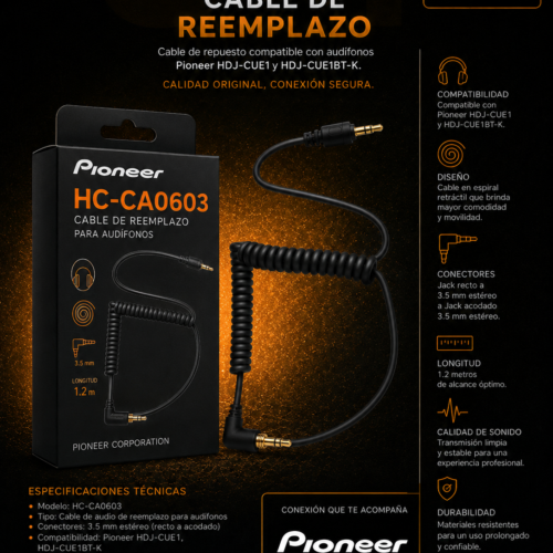Pioneer HC-CA0603 – Cable de repuesto