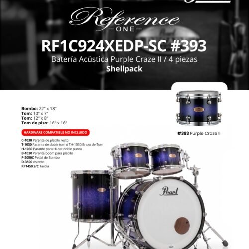 Pearl Reference One RF1C924XEDP-SC #393 Purple Craze II