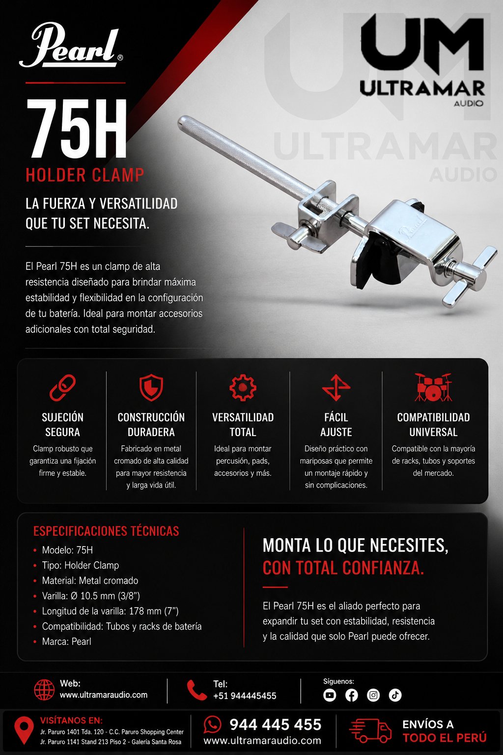 PEARL 75H - SOPORTE CENCERRO