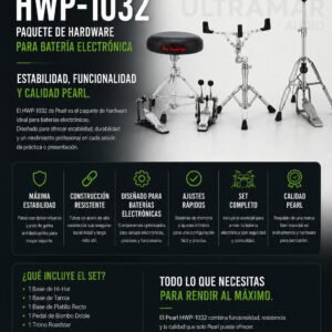 Pearl HWP-1032 – Paquete de Hardware Profesional para Batería