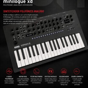 KORG MINILOGUE-XD   SINTETIZADOR POLIFONICO ANALOGO