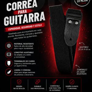 Correa Profesional para Guitarra