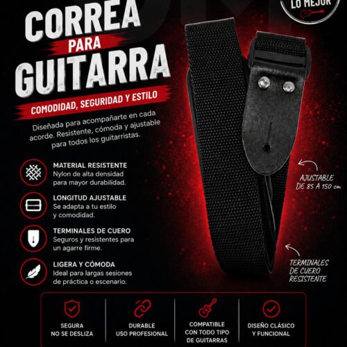 Correa Profesional para Guitarra