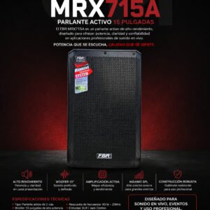 FBR MRX715A – Parlante Activo Profesional de 15″ con DSP y 3500W