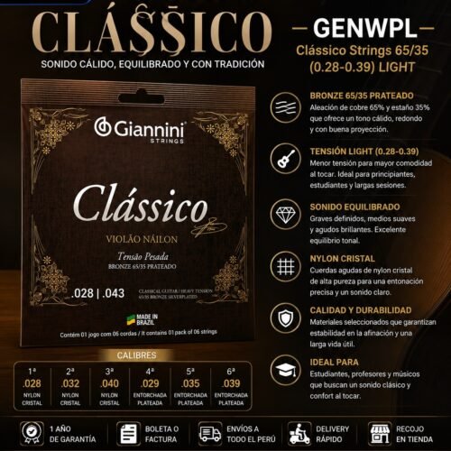 giannini-genwpl-cuerdas-classico-strings-65-35-light-guitarra-clasica-nylon.webp