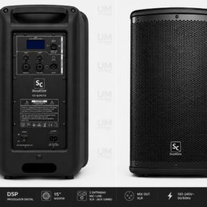 SoundCrow | SC-EON715 | Parlante Activo Profesional 15" DSP Bluetooth TWS