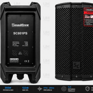 SoundCrow SC801PS Parlante Pasivo Profesional 8" 250W RMS.