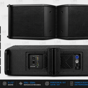SoundCrow SC210A Line Array Activo Bi-Amplificado Profesional.