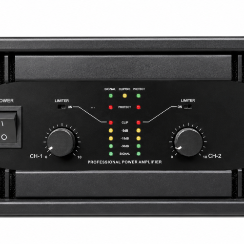 SoundCrow SC4000 Amplificador Profesional de Potencia de 2 Canales..
