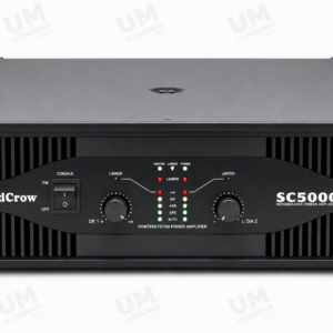 SoundCrow SC5000 Amplificador Profesional de Potencia de 2 Canales