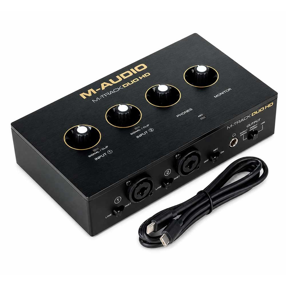 M-Audio M-Track Duo HD | Interfaz de Audio USB-C 2×2 - Imagen 2