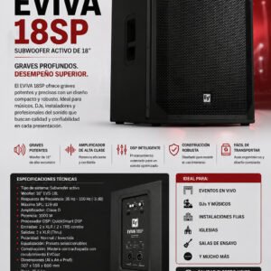Electro-Voice EVIVA 18SP – Subwoofer activo