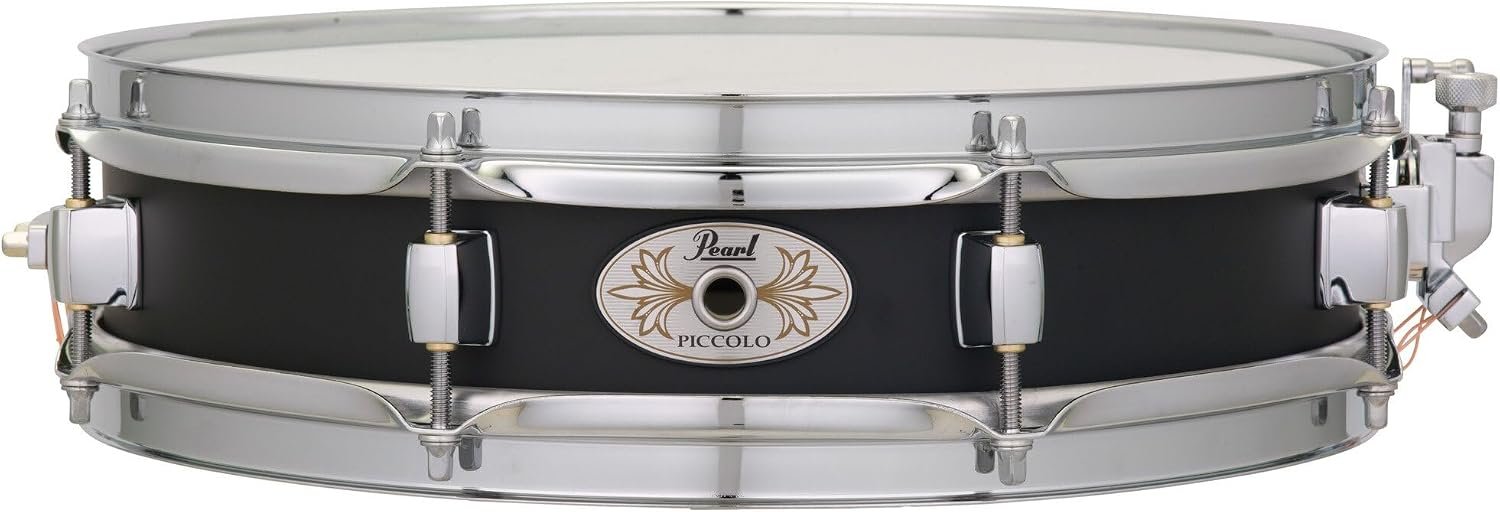 Pearl S1330B 13 x 3 Pulgadas Tambor de Caja Piccolo de Acero Negro - Imagen 2