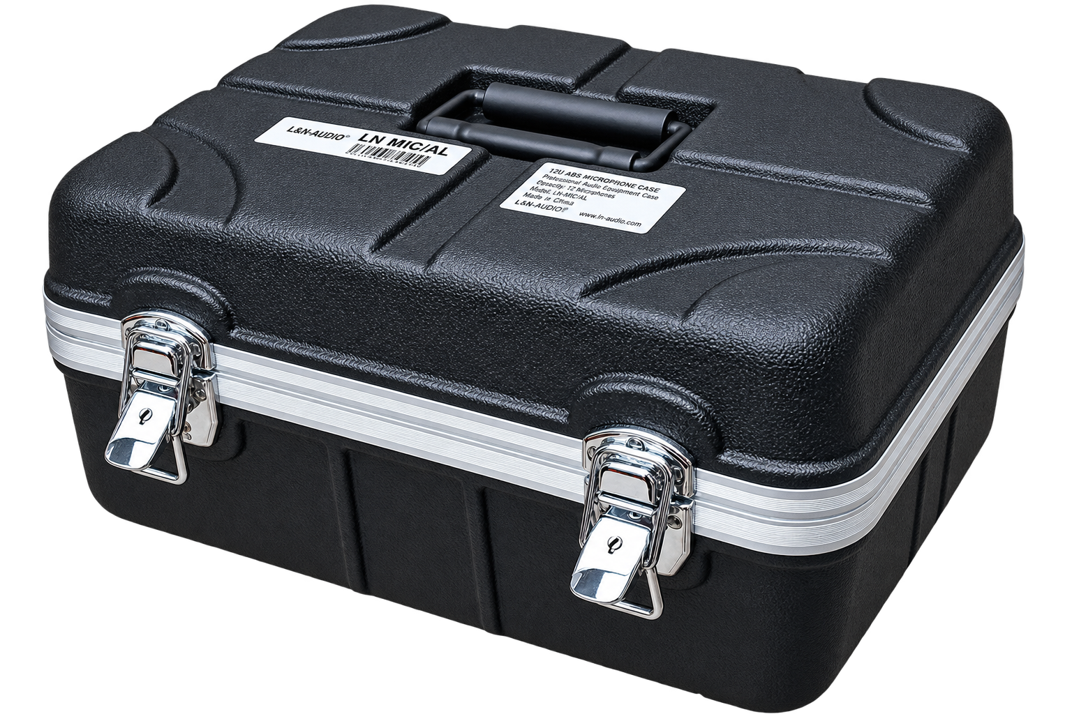 L&N-AUDIO LN-MIC/AL – Case de Protección en ABS para 12 Micrófonos Alámbricos - Imagen 2