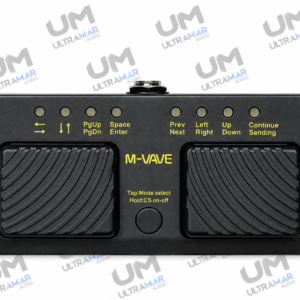M-VAVE CUBE TURNER PRO | Pedal Bluetooth para Pasar Páginas y Control Multimedia