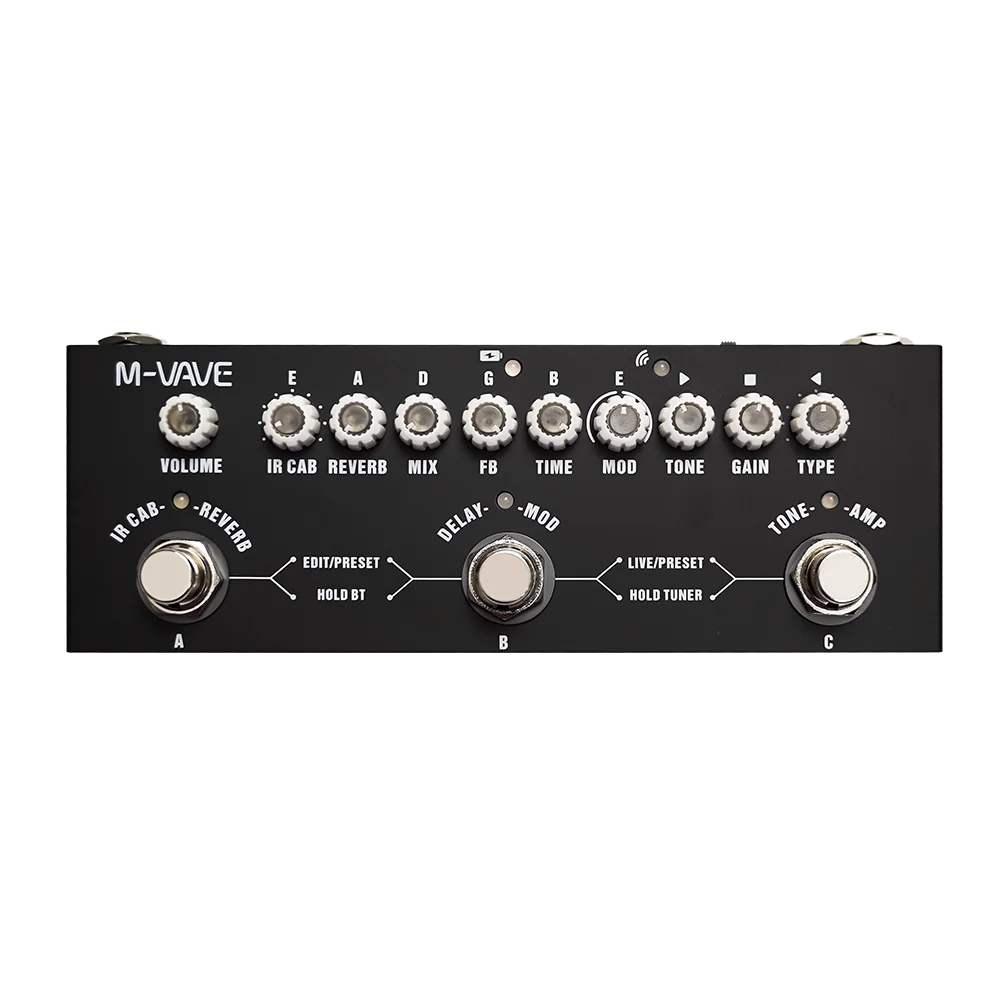M-VAVE CUBE BABY | Pedal Multiefectos para Guitarra Eléctrica con 8 IR CAB - Imagen 7