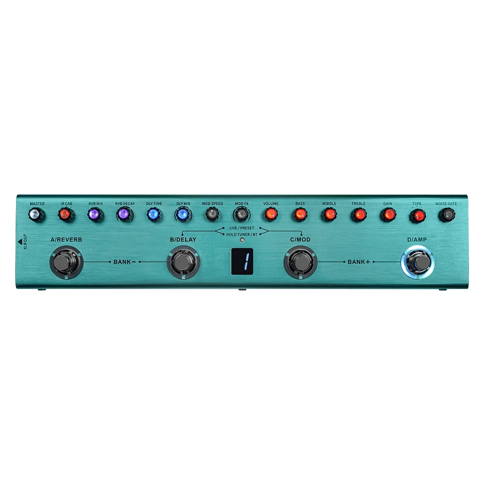 M-VAVE TANK-G | Pedal Multiefectos para Guitarra con 36 Presets y 8 IR CAB - Imagen 9