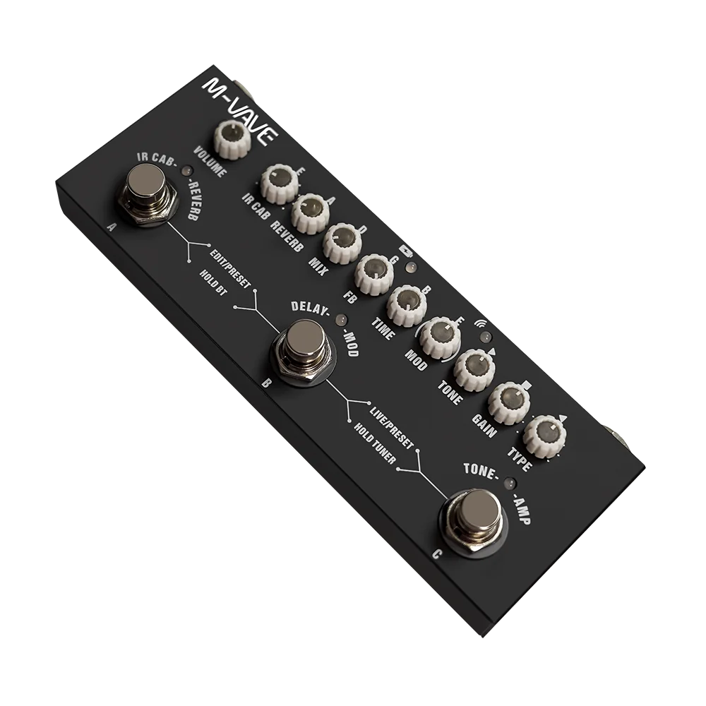 M-VAVE CUBE BABY | Pedal Multiefectos para Guitarra Eléctrica con 8 IR CAB - Imagen 6