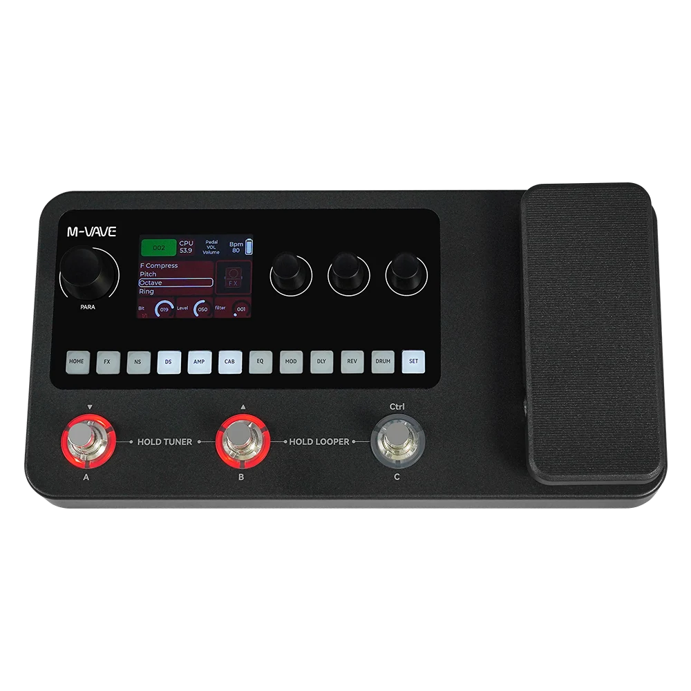 M-VAVE MK-20 | Pedalera Multiefectos para Guitarra y Bajo con 320+ Efectos - Imagen 13