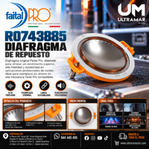 FAITAL PRO R0743885 | Diafragma de Repuesto