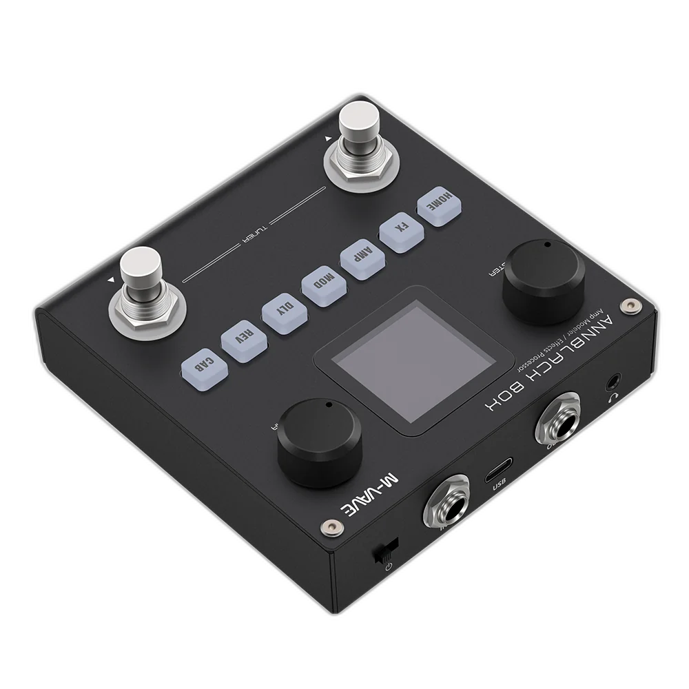 M-VAVE ANNBLACK BOX | Pedalera Multiefectos para Guitarra y Bajo con 20 Preamp e IR - Imagen 9