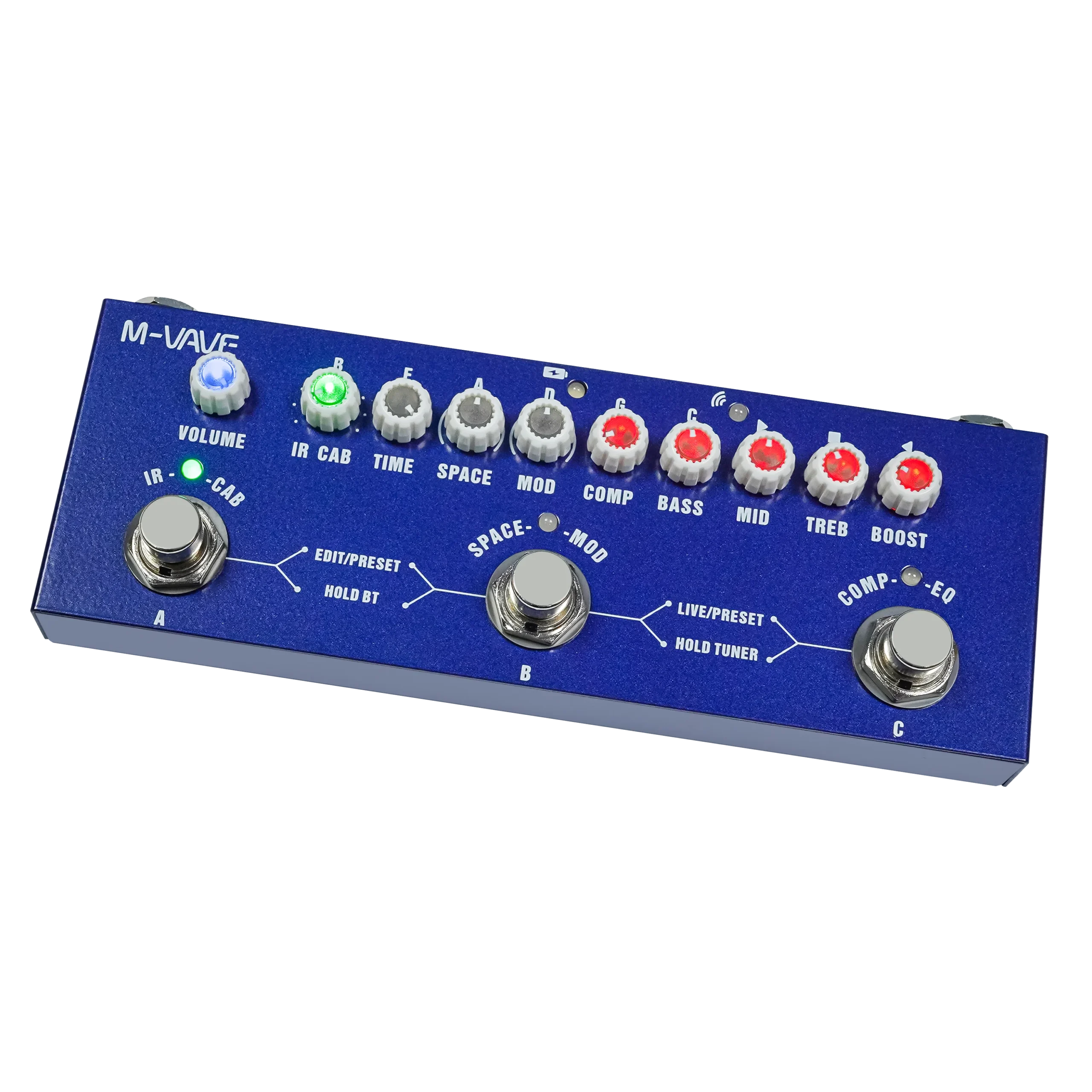 M-VAVE CUBE BABY BASS | Pedal Multiefectos para Bajo Eléctrico con 8 IR - Imagen 5