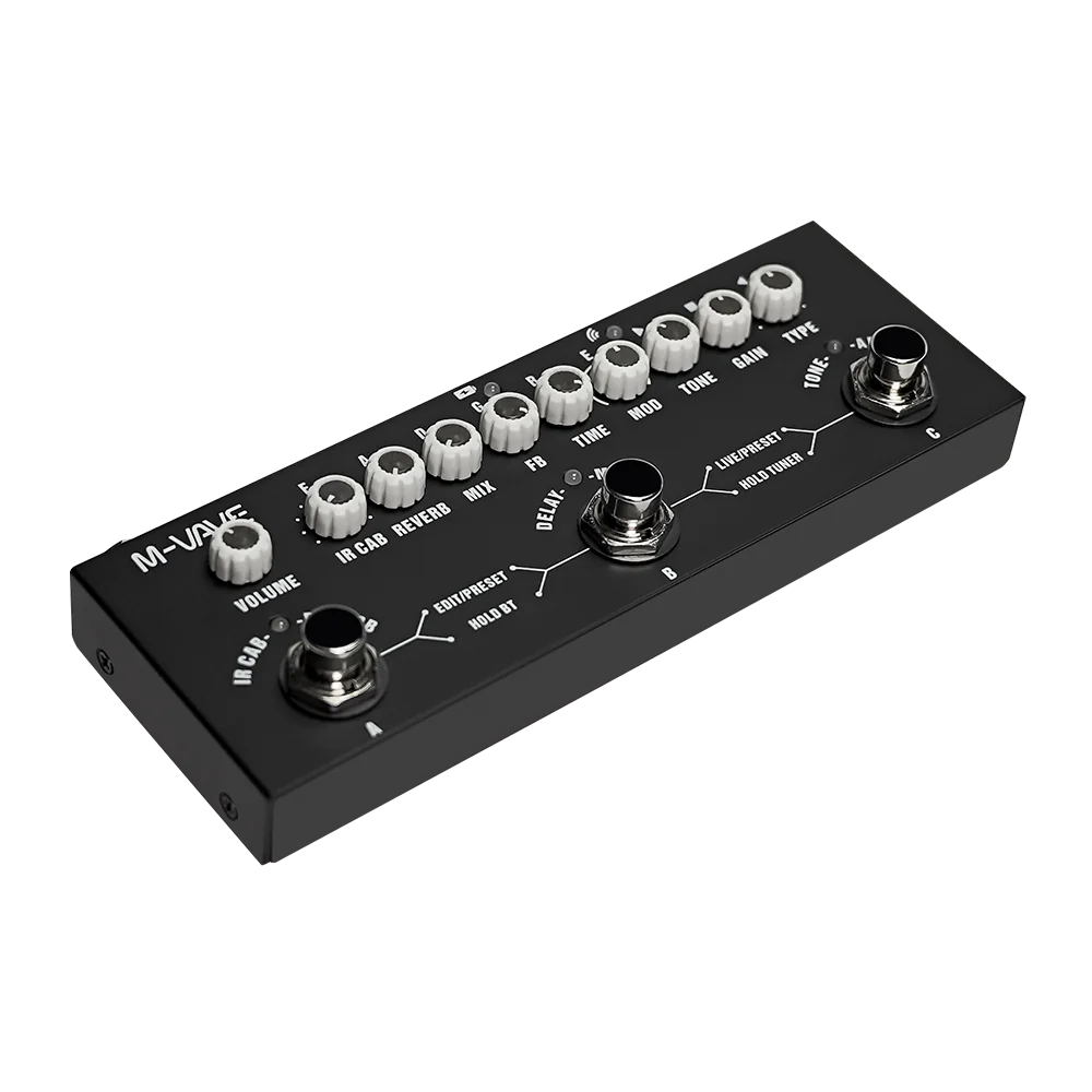 M-VAVE CUBE BABY | Pedal Multiefectos para Guitarra Eléctrica con 8 IR CAB - Imagen 4