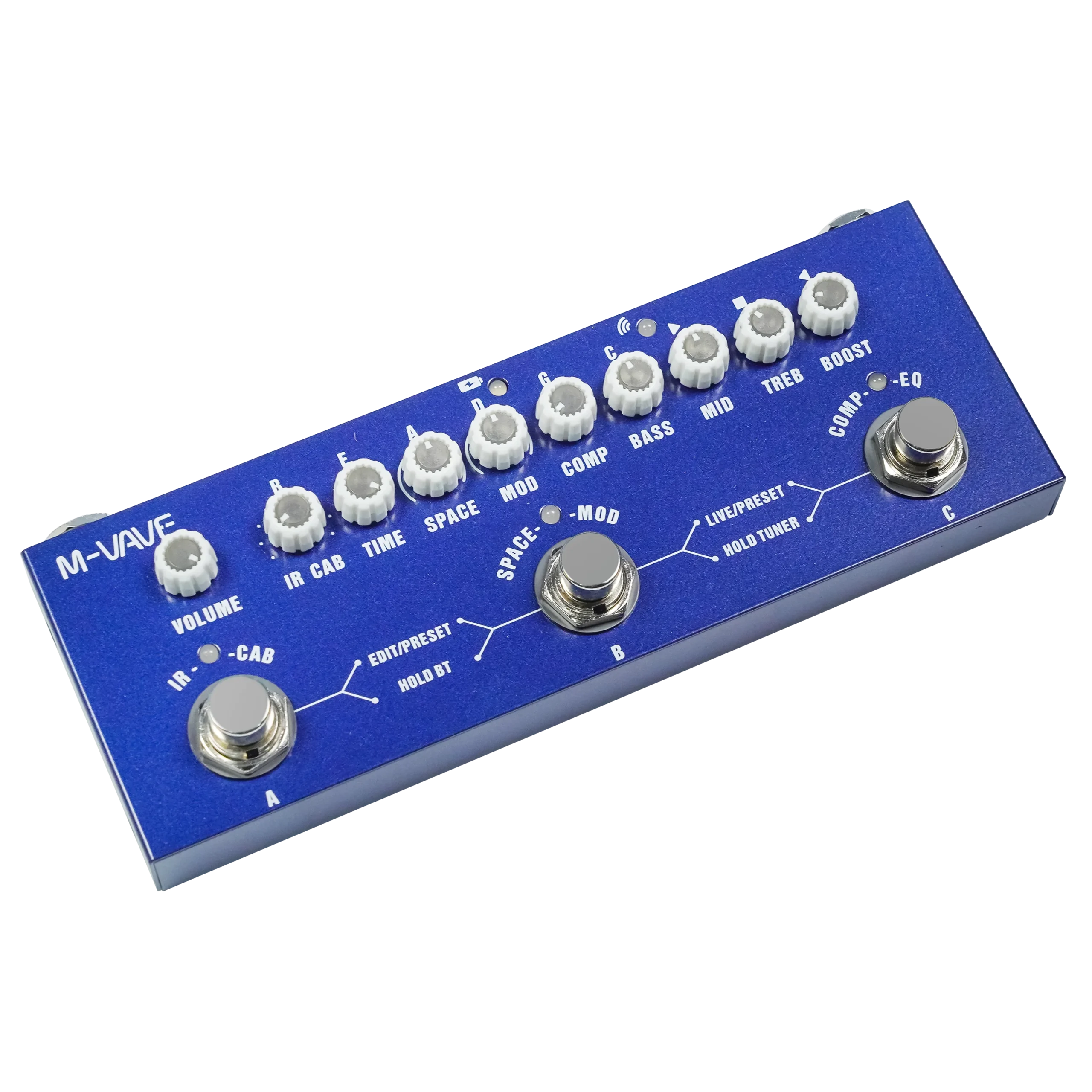 M-VAVE CUBE BABY BASS | Pedal Multiefectos para Bajo Eléctrico con 8 IR - Imagen 4
