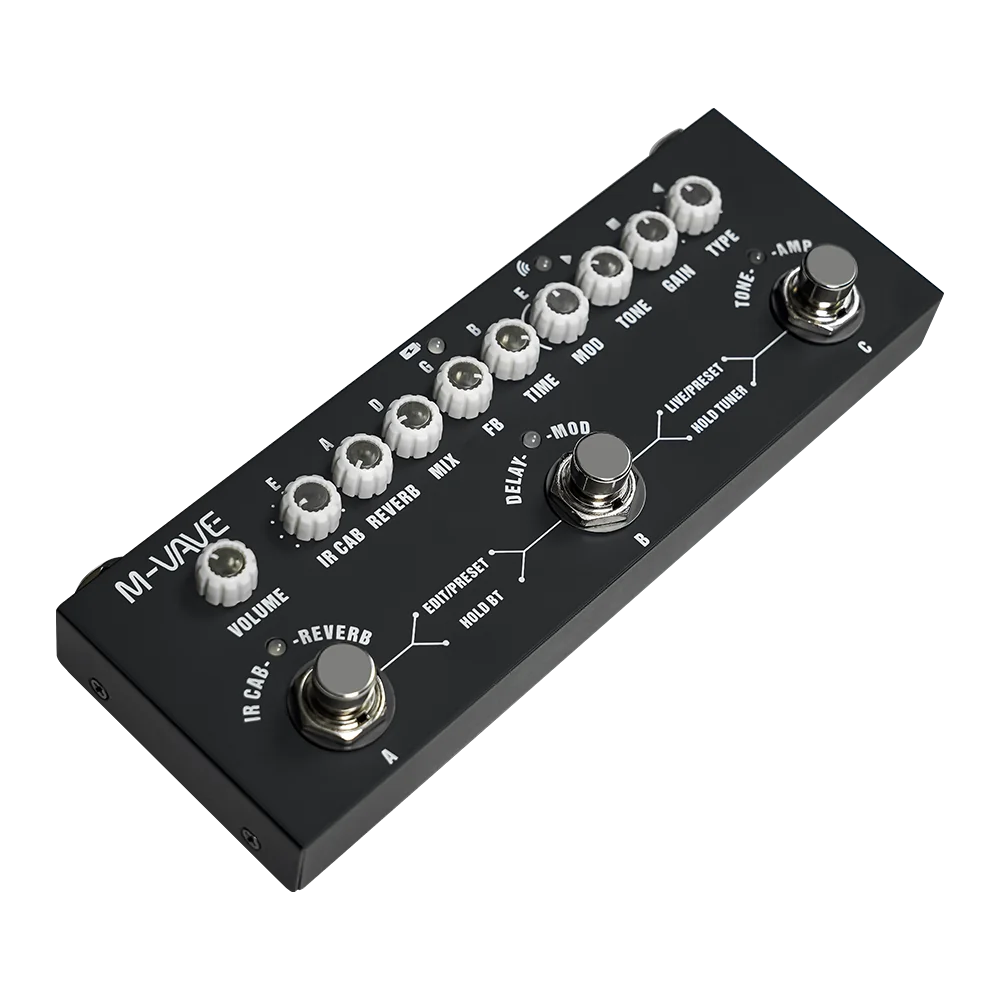 M-VAVE CUBE BABY | Pedal Multiefectos para Guitarra Eléctrica con 8 IR CAB - Imagen 3