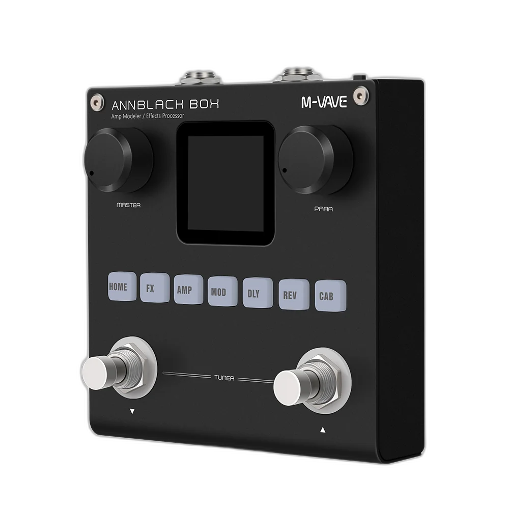 M-VAVE ANNBLACK BOX | Pedalera Multiefectos para Guitarra y Bajo con 20 Preamp e IR - Imagen 7