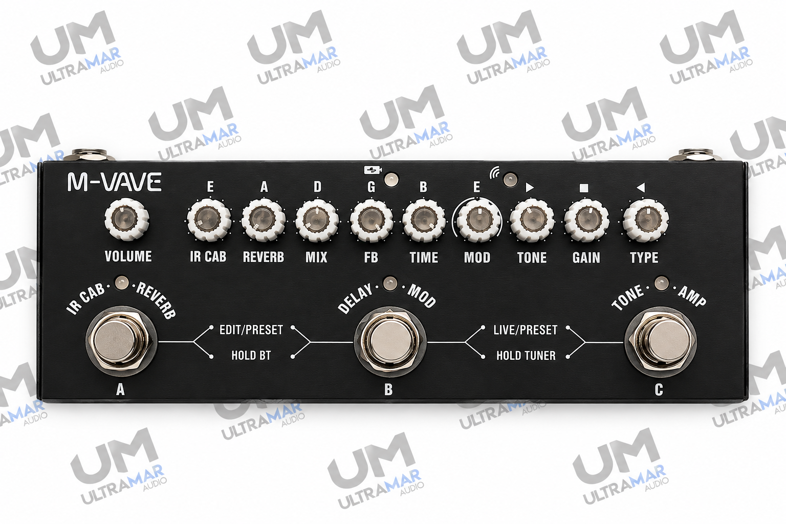 M-VAVE CUBE BABY | Pedal Multiefectos para Guitarra Eléctrica con 8 IR CAB