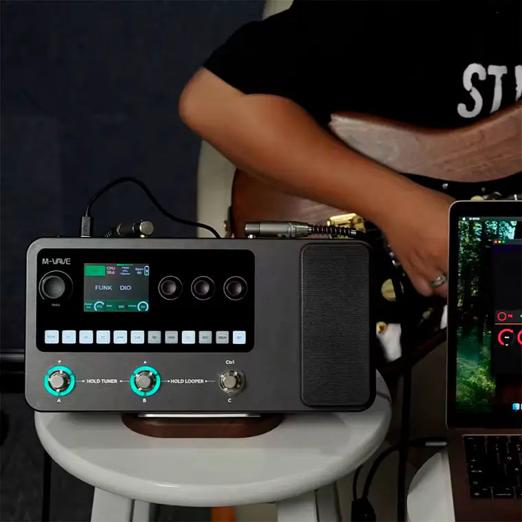 M-VAVE MK-20 | Pedalera Multiefectos para Guitarra y Bajo con 320+ Efectos - Imagen 8