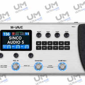 M-VAVE MK-300 | Multiefectos para Guitarra y Bajo con 320+ Efectos y Looper