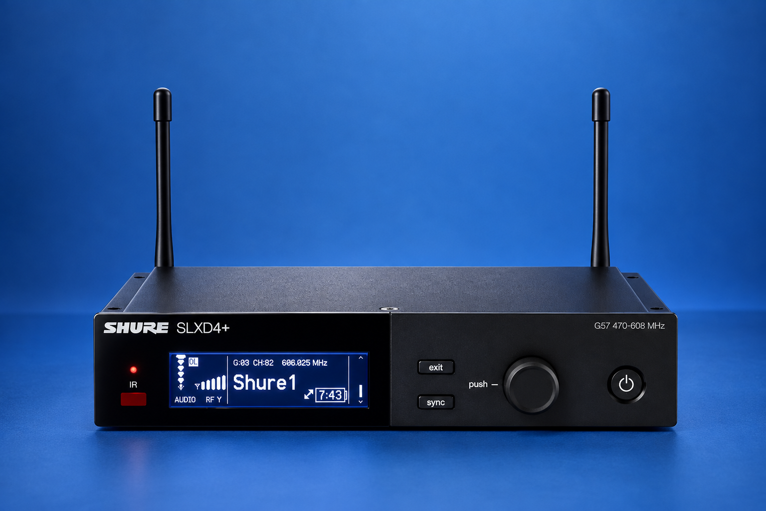 Shure SLXD14+ G57 – Sistema Inalámbrico Digital Bodypack para Instrumentos - Imagen 4
