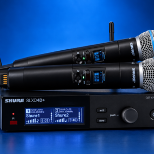 Shure SLXD24D+/B58 G57 – Sistema Inalámbrico Dual con 2 Beta 58A