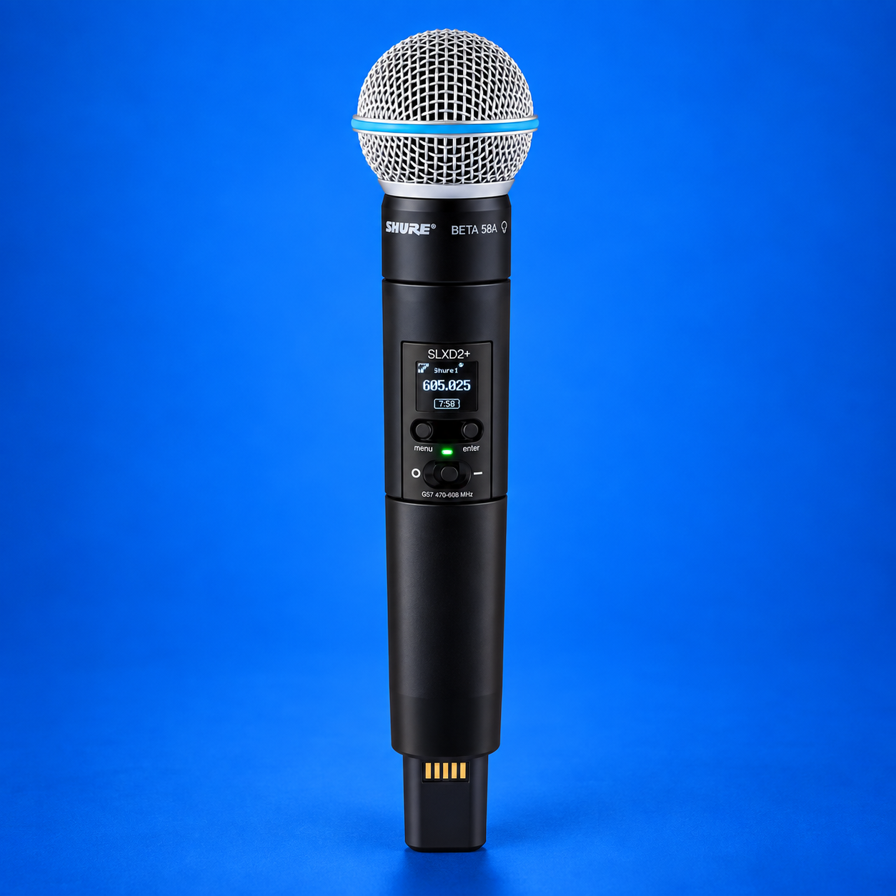 Shure SLXD24D+/B58 G57 – Sistema Inalámbrico Dual con 2 Beta 58A - Imagen 2