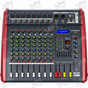 LEXSEN FH-810 – Consola Amplificada de 8 Canales con Bluetooth, USB y Efectos