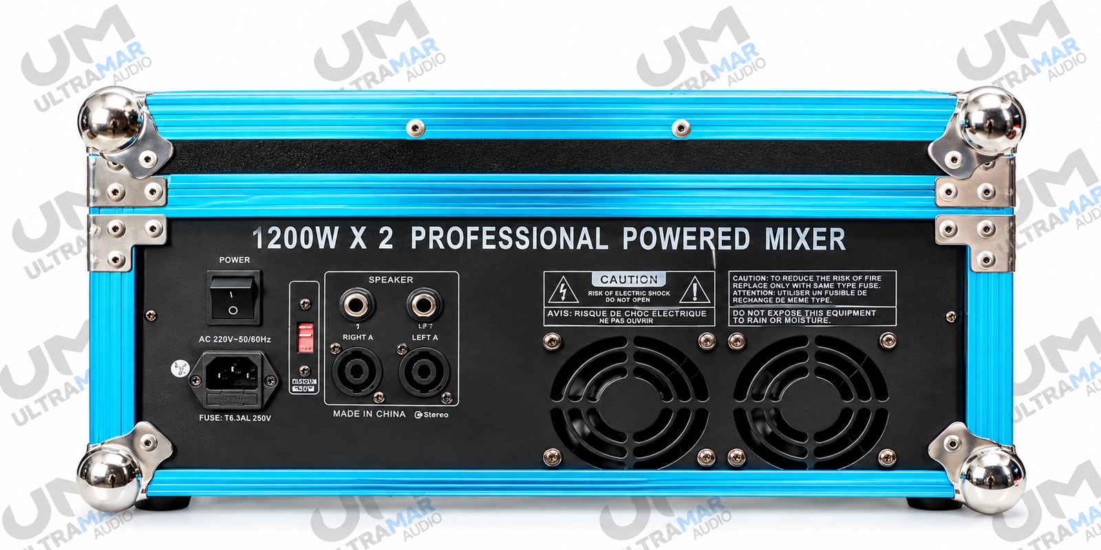 LEXSEN COMPACT 2000 – Consola Amplificada de 8 Canales con Bluetooth, USB y Efectos - Imagen 3