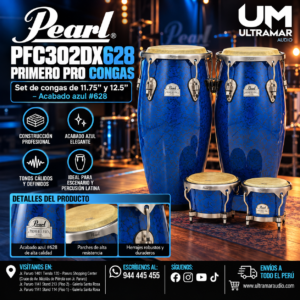 Pearl - PFC302DX628 - Primero Pro 11.75" & 12.5" Congas #628
