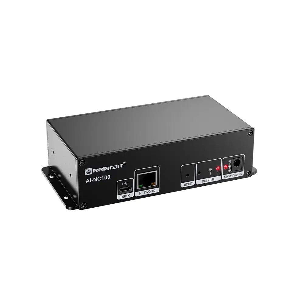 Relacart AI-NC100 procesador de audio con cancelación de ruido AI